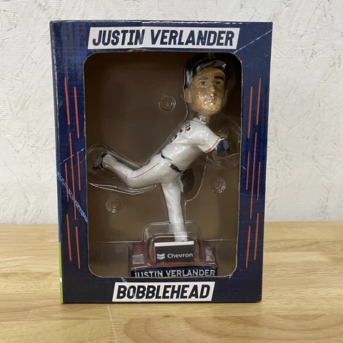 NEW 2019 Houston Astros SGA Justin Verlander Bobblehead MLB Take it Back Cover