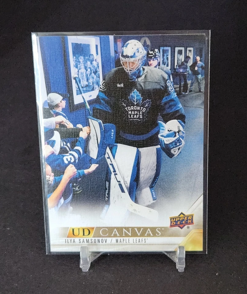 2022-23 UD Extended Series UD Canvas #C344 Ilya Samsonov - Toronto Maple Leafs - Image 1 of 2