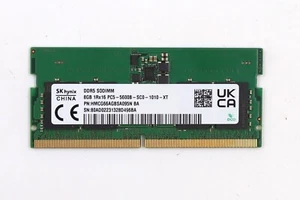 SK Hynix 8GB 1RX16 PC5-5600B-SC0-1010-XT Laptop Memory HMCG66AGBSA095N Tested - Afbeelding 1 van 2