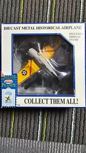 Model Power Diecast Plane 1/100 F4F Wildcat (Silver & Yellow) New - Picture 1 of 2