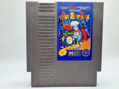 Burger Time (Nintendo NES, 1987) Cartridge ONLY - Authentic - TESTED & Working ! - Image 1 of 3