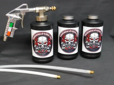 FLUID FILM PRO UNDERCOAT RUST PROOFING  SPRAY GUN KIT WANDS Qts.  Made in Italy - Image 1 of 2