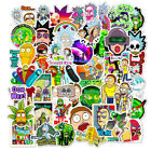 50pcs Rick And Morty Tv Show Vinyl Decal Bomb Stickers Laptop Phone Bottle Skate