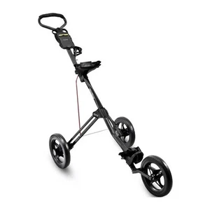 Bag Boy Golf 3-Wheel Push Cart: Express 500 • Foldable • Matte Black / Red NEW - Picture 1 of 4