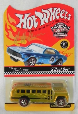Hot Wheels "S'Cool Bus", 5th Collectors Nationals, Signed McClone, Ltd Ed, MOMC - Image 1 of 4