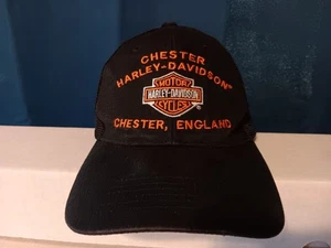 Schwarze Harley Davidson Chester, England Mütze verstellbar - Bild 1 von 11