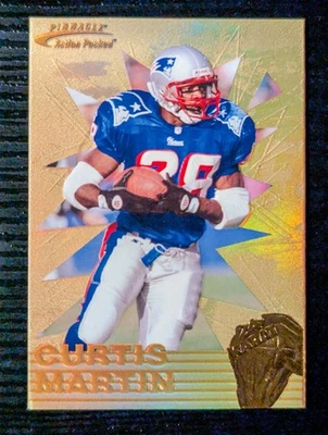 1996 Pinnacle Action Packed Curtis Martin #8 **24 Karat Gold** 24kt - HOF - image 1 of 2