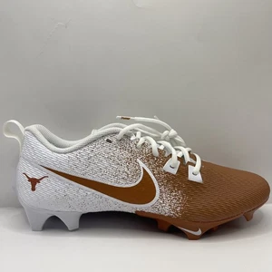 Size 10.5-Nike Vapor Edge Speed 360 2 TEXAS LONGHORNS Football Cleats FJ5750-109 - Picture 1 of 7