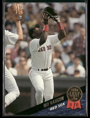 Mo Vaughn 1993 Leaf #432 Boston Red Sox - Image 1 of 2