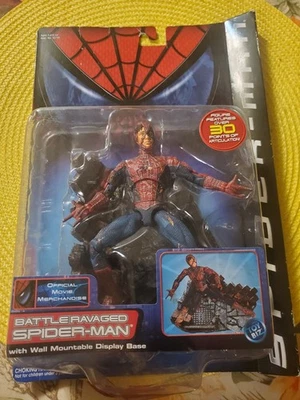 Toy Biz 蜘蛛侠 Battle Ravaged 2001 全新带包装 — 第 1/4 张图片