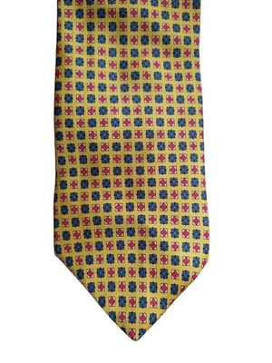 Gap Premium Auténtica Prendas para el Cuello Corbata de Seda Amarilla Clásica EE. UU. Foto 1 de 4