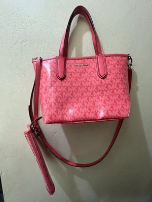 Michael Kors Eliza Extra Small East West Open Tote Apricot - Image 1 of 4