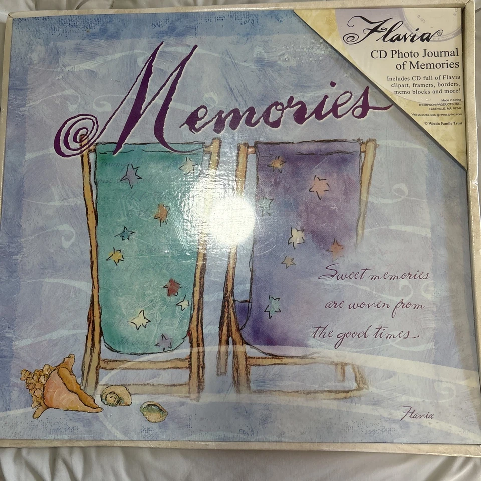 FLAVIA WEEDN Family CD Photo Journal of Memories New and Unused - Image 1 of 4
