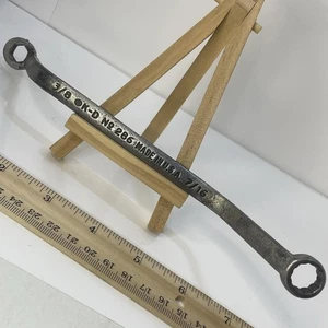 K-D 3/8" 6 Pt X 7/16" 12 Pt Deep Offset Box Brake Bleeder Wrench No. 286 USA VTG - Picture 1 of 7