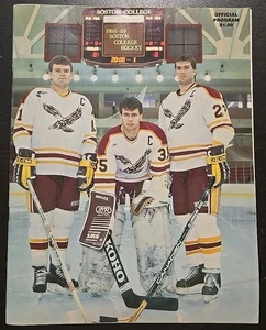 1988-89 Boston College Hockey Program vs. Providence - Picture 1 of 2