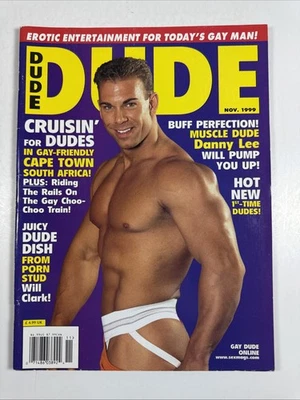 DUDE magazine November 1999-like Playgirl Gay Interest nude men - Image 1 of 3