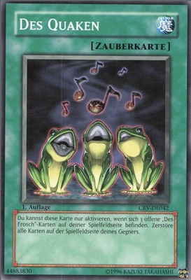YuGiOh Des Quaken CRV-DE042 Common NM 1st - Bild 1 von 2