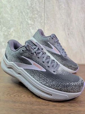 Brooks Ghost Max 2 Women's Running Walking Shoes Size 10 Black Lavender Gray  - Image 1 of 4