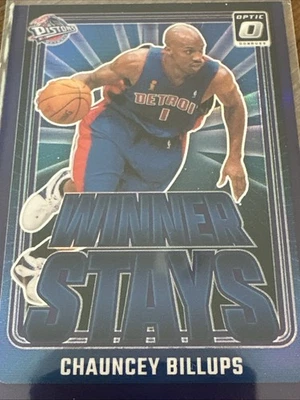 2024-25 Panini Donruss Optic CHAUNCEY BILLUPS Winner Stays #18 PURPLE PRIZM - Image 1 of 4
