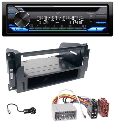 JVC Bluetooth MP3 USB DAB CD Autoradio für Chrysler PT Cruiser 300C Dodge Jeep C - Bild 1 von 4