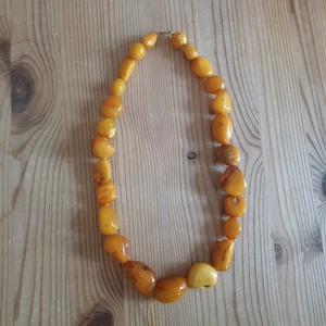 Bernstein Kette Butterscotch Amber 82 Gramm Antik 55 cm - Bild 1 von 8