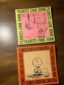 Peanuts Kochbuch 1974 - Peanuts Lunch Bag Kochbuch Set Lot Paar - Bild 1 von 8