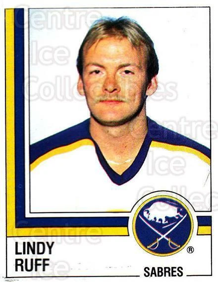 1987-88 Panini Stickers #35 Lindy Ruff - Image 1 of 1