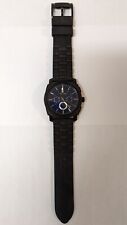 Fossil Fs-4605 men's analog chronograph silicon/rubber band dress watch