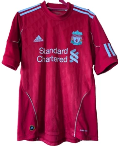 Liverpool FC Standard Chartered 2010-2012 Home Jersey Shirt Adidas Small UK - Picture 1 of 10