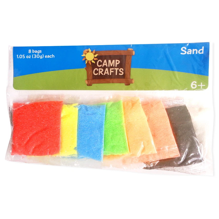 Art Sands, Small Pack 5 Pcs x 8 Colors, 30g each Great for Kids Sand Art Craft - image 1 of 1