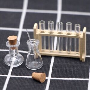 Doll House Simulation Glass Miniature Measuring Cup Set  Girls