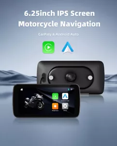 6.25"Universal Portable Allwinner Motorcycle Navigation Carplay BT5.0 IP67 GPS - Picture 1 of 22