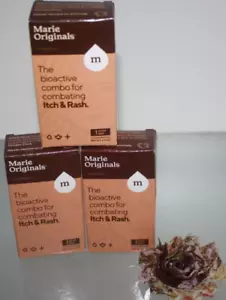 3 Marie Originals Itch & Rash Soap 2.9 oz Bars New In Box Trulore - Picture 1 of 5