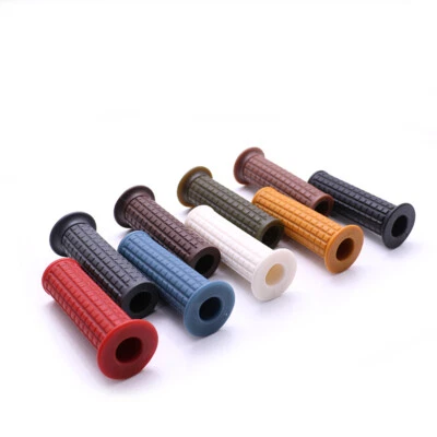 Lattice Retro Vintage 7/8” 1" Handlebar Rubber Hand Grips For General Motorcycle - Image 1 of 4