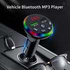 Latest Version Dual Usb Car Fm Transmitter With Colorful Atmosphere Lights