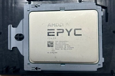 AMD EPYC 7543P CPU 32-Core 2.8GHz SP3 225W 100-000000341 UNLOCKED FULL VERSION - Image 1 of 2