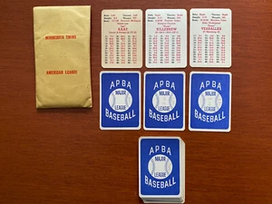 APBA ORIGINAL 1966 MINNESOTA TWINS Complete Team Set 20 Cards Baseball KILLEBREW - Picture 1 of 2