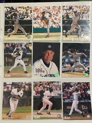 Mariners 2001 PhotoFiles MLB  8x10 W/Programs - Image 1 of 4