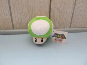 Mario Bros. Green Mushroom 3.5" Inches Plush (New) - Picture 1 of 2
