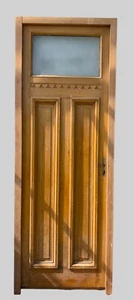 Porte de passage Art Déco en sapin patiné XX siècle - Picture 1 of 7