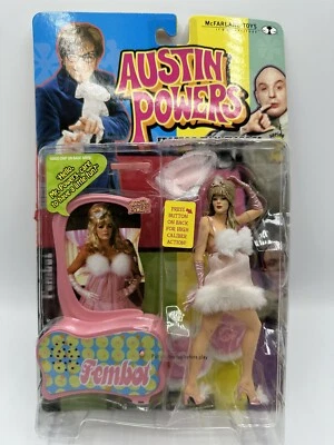 Figura de acción McFarlane Toys Austin Powers Fembot 1999 serie sellada 2 nueva Foto 1 de 3