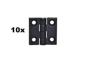 10x Scharnier Türband 40x40mm Metall Garten, Boot, Maschinenbau (SET) - Bild 1 von 4