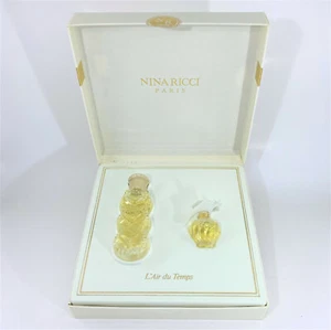 NINA RICCI SET MINIATURES COFFRET 3 COEURS L'AIR DU TEMPS EAU DE PARFUM + EDT - Picture 1 of 4