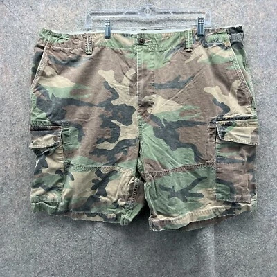 Vintage Ralph Lauren Shorts Mens 46B Camouflage Cargo Outdoors Relaxed Big - Image 1 of 4