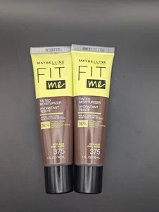 2 Maybelline FIT ME Tinted Moisturizer - 375 with Aloe - 1oz/30ml Free Shipping! - Picture 1 of 2