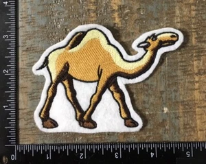 Vintage CAMEL Animal Wildlife Embroidered Sew-On Patch - Picture 1 of 2