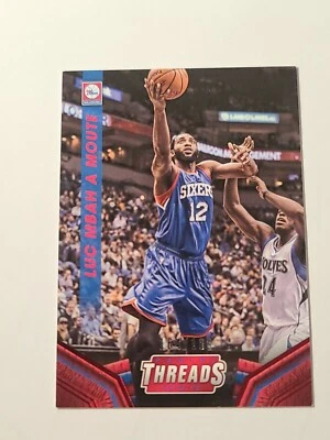 Luc Mbah a Moute 2014 Panini Threads Red Foil Parallel Serial #/199 Card No 161 - Image 1 of 3