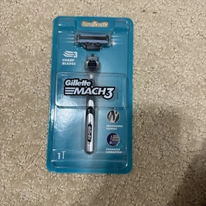Gillette Mach 3 Handle + 1 Cartridge Starter Pack - NEW - US SELLER - Picture 1 of 7