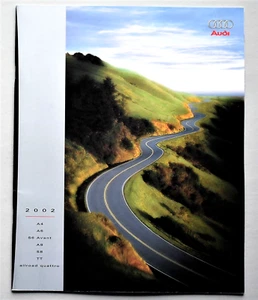 2002 CATALOGO BROCHURE VENDITA AUDI FULL LINE ~ QUASI NUOVO ~ 30 PAGINE ~ 9" X 11" - Foto 1 di 16