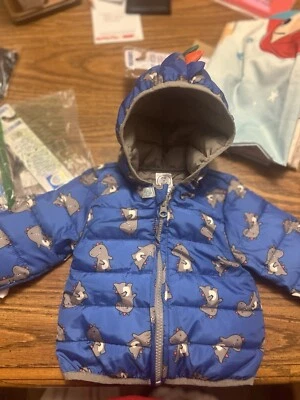Chaqueta de dinosaurio Robeez bebé niño! Capucha Talla 3-6 Meses Nuevo Con Etiquetas Foto 1 de 2